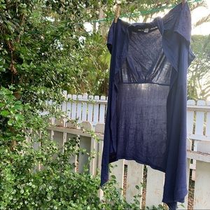 Ambiance apparel blue flowy outerwear 💙